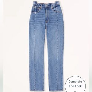 Abercrombie Ultra High Rise 90s Straight Jean